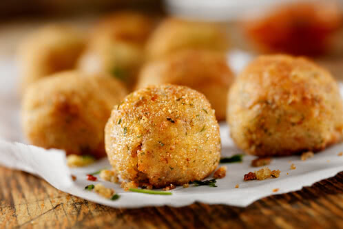 Receta de bolas de queso fritas