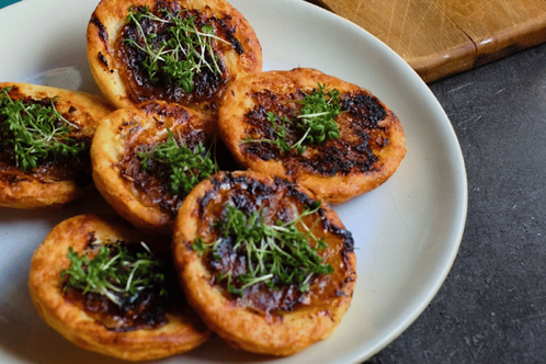 Receta de galletas crujientes de queso