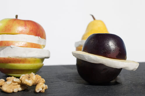Receta: Fruta a la parrilla con eCamembert