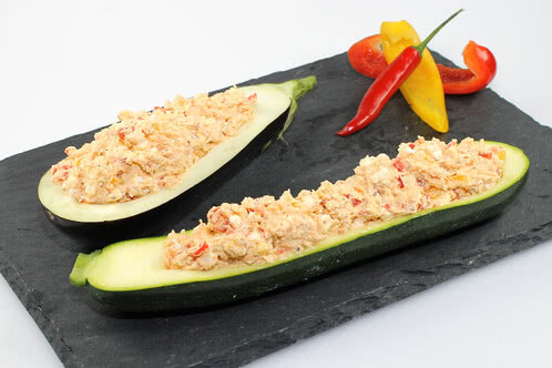 Receta de crema de Feta con calabacín